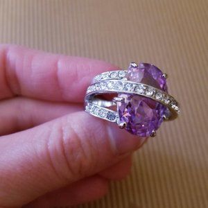Purple stone ring